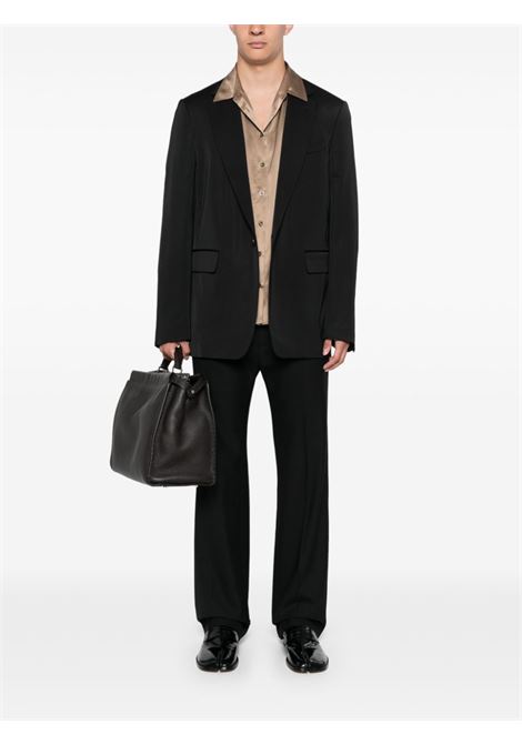 Black bram single-breasted blazer Dries Van Noten - men DRIES VAN NOTEN | 2420204209250900